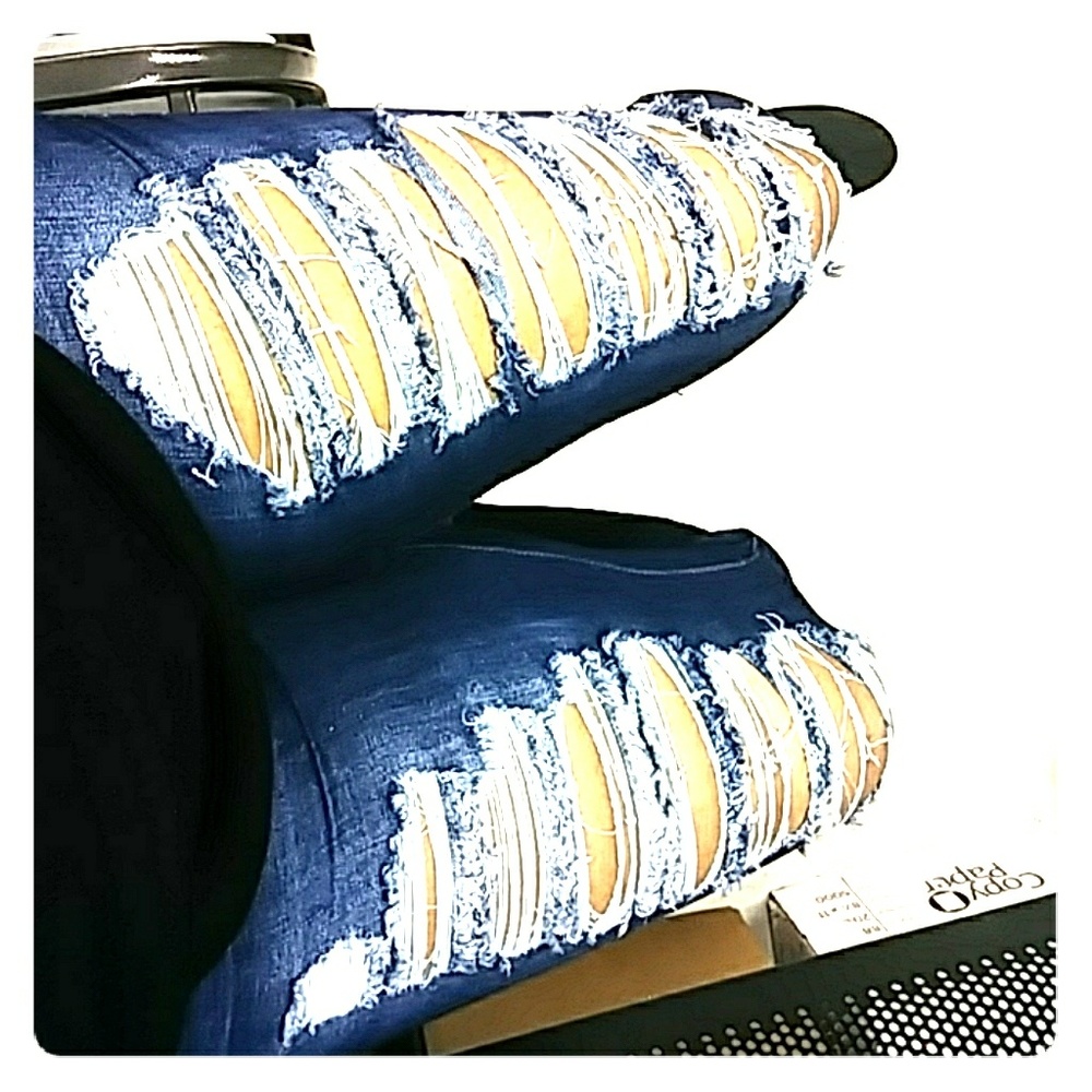 Holey Blue Jeans